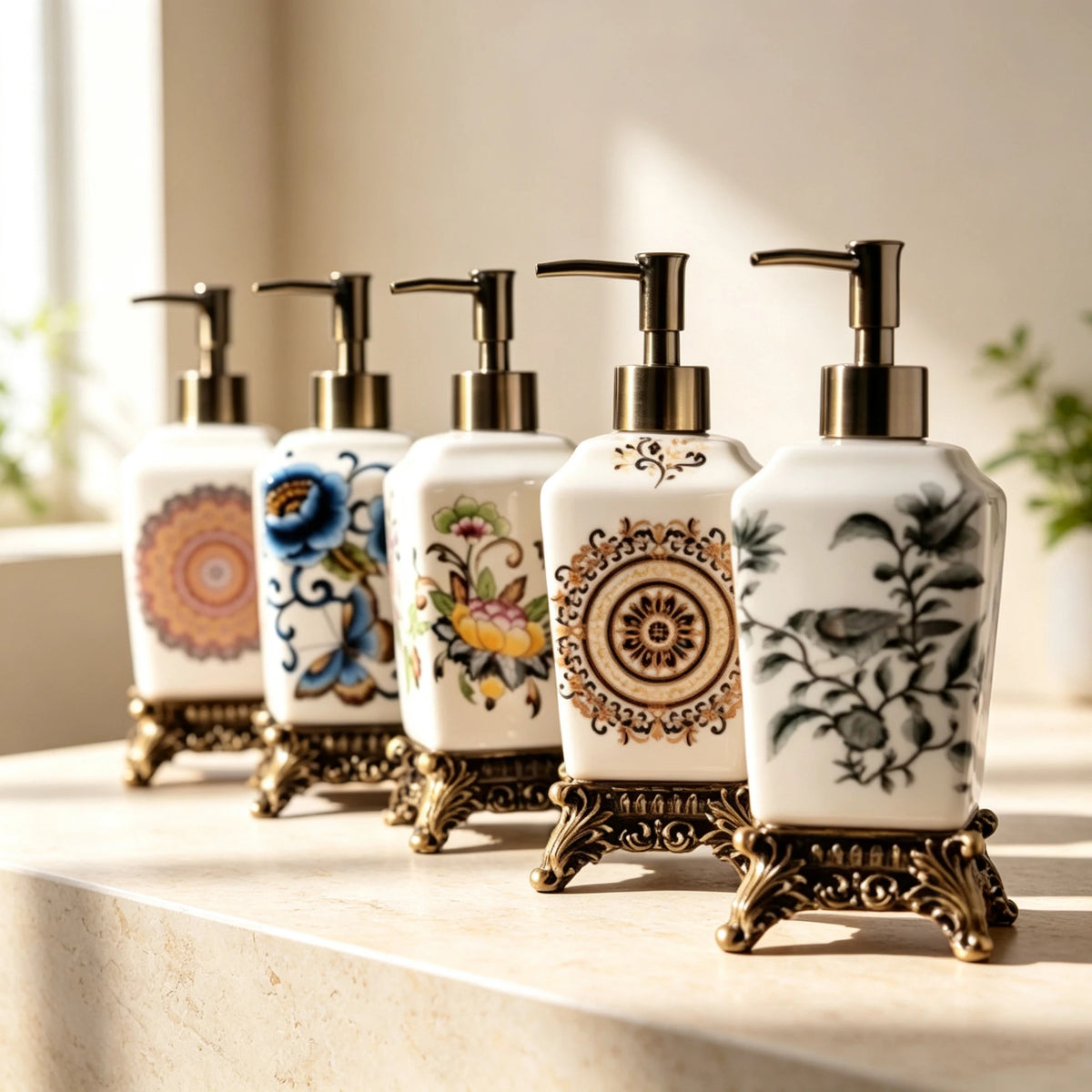 Chinoiserie Soap Dispenser