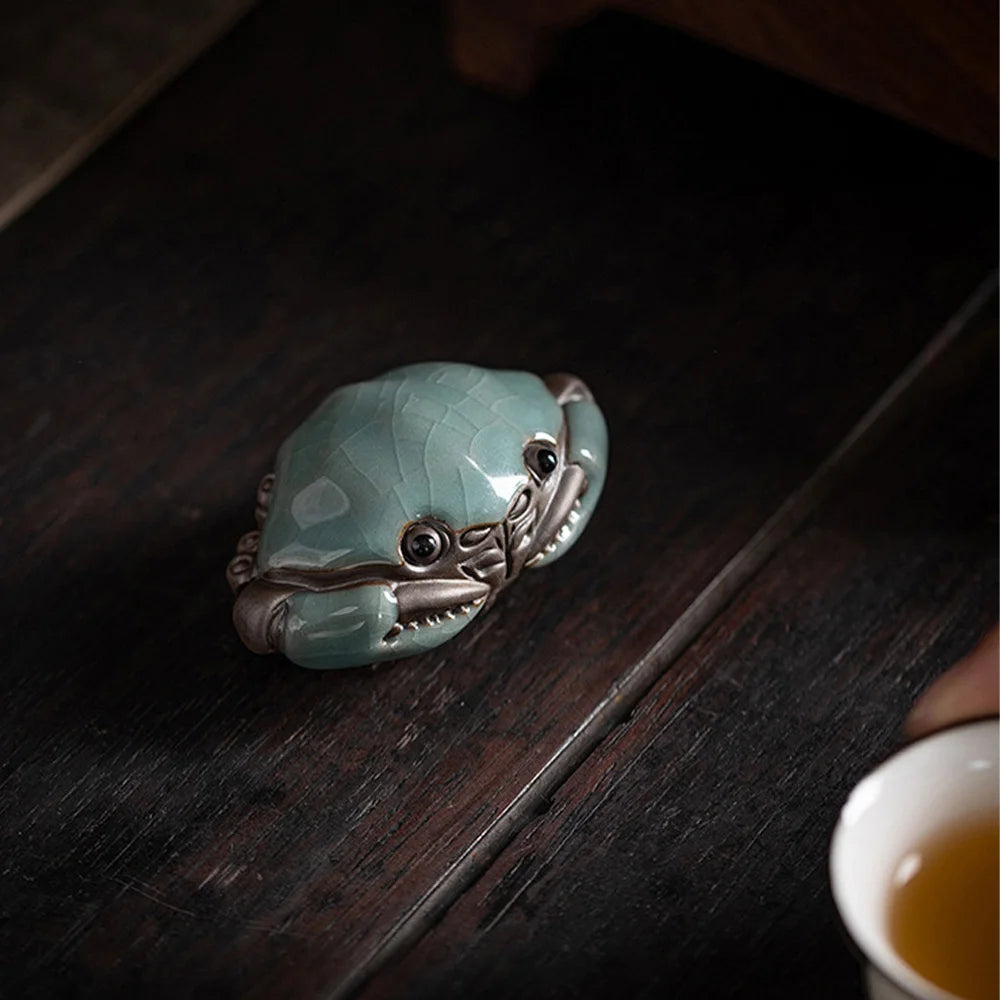 Celadon Crab Tea Pet
